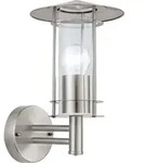 EGLO Au&szlig;en-Wandlampe Lisio, 1 flammige Au&szlig;enleuchte, Wandleuchte aus Edestahl,