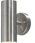 Konstsmide Modena Up & Down Edelstahl, klares Glas, Reflektor 7571-000