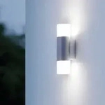 STEINEL L 910, Wandbeleuchtung f&uuml;r den Au&szlig;enbereich, Anthrazit, Wei&szlig;, Aluminium,