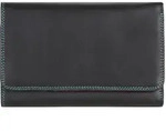 MyWalit Geldb&ouml;rse Leder 14 cm - Schwarz