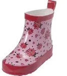 Playshoes Gummistiefel kurz Marienk&auml;fer Gr. 19 - Rosa - 19