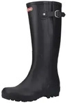 Viking Gummistiefel mit herausnehmbarem Fu&szlig;bett und schicker Zierschnalle - Schwarz