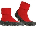 FALKE Cosyshoe huissokken, rood (fire) - Schwarz - 38