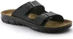 Birkenstock Bilbao BF schwarz Uni Sandale schmales Fu&szlig;bett, Gr&ouml;&szlig;e:36 EU - Schwarz