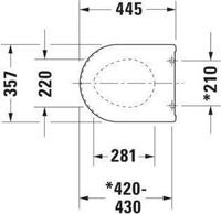 Duravit 0066990000 WC-Sitz Happy D. mit SoftClose