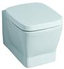 Geberit Silk WC-Sitz mit Deckel weiß Scharniere verchromt mit Absenkautomatik,