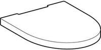 Geberit 575950000 Flow WC-Sitz, wei&szlig;
