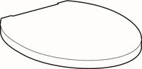 Geberit 573660000 Cleo WC-Sitz, wei&szlig;