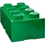 LEGO Aufbewahrungsbox Spielzeugkiste Box 8er, 50x25x18 cm, stapelbar,