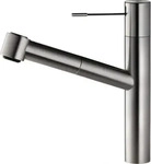 Naber 5022324, Naber KWC Ono 2, Sp&uuml;ltischarmatur, Edelstahl, Hochdruck Silber