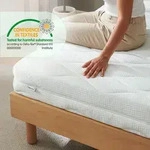 Kaltschaummatratze 160 x 200 cm atmungsaktiv Allergiker geeignet fest mit...