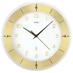 AMS Funk-Wanduhr, Funkwerk, D31x4cm, 5850 - Gelb