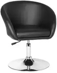 AMSTYLE Relaxsessel SPM2.157 Loungesessel Kunstleder Cocktailsessel schwarz Sessel