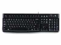 Logitech Keyboard K120 for Business - Kabelgebunden, USB, QWERTZ, Schwarz 
