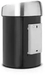 Brabantia Touch Bin 3 L Schwa Schwarz, 364440 - Schwarz