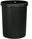 helit Papierkorb 45,0 l schwarz, 1 St. - Schwarz