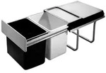 HAILO 3640-00 Abfallsorter 36 (2x18) Liter RAUMSPAR TANDEM ab 40 cm Schrankbreite -