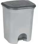 keeeper Step & Close' DUO Treteimer, Doppelkammer, 2 x 11 Liter - Grau
