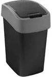 Curver Flip, 10 l, Rechteckig, Kunststoff, Schwarz, Grau, Kunststoff, 235 mm - Grau