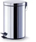 Zeller Treteimer, 12 ltr., Edelstahl &Oslash; 27 x 40 cm - Silber