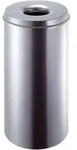 helit Edelstahl-Papierkorb the gua rdian, 15 Liter, silber (5125204) - Silber