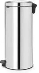 Brabantia Pedal Bin newIcon, 30 cm, 300 mm, 340 mm, 675 mm, 3,71 kg, 330 mm - Silber
