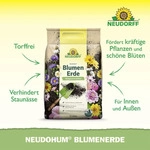 Neudorff NeudoHum BlumenErde 3L - torffreie Erde, f&uuml;r Innen und Au&szlig;en
