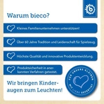 Bieco Pl&uuml;sch Schaukeltier Traktor 60 cm | Kinder Schaukelstuhl mit Sicherheitsgurt 