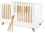 Pinolino Kinderbett 'Pan' 140 x 70 cm Edelmatt: MDF Uni, wei&szlig; lackiert und...