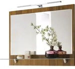 Spiegel - multi-use - walnuss - Braun/Wei&szlig;