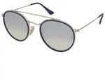 Ray-Ban RB3647N Round Double Bridge 001/9U - Bunt