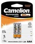 Micro-Akku CAMELION 1,2V 800 mAh Typ AAA NiMH 2er-Blister - Orange