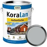 Koralan Au&szlig;enfarbe 10 liter Eimer Hellgrau - Hellgrau