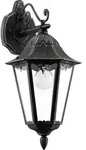 EGLO Au&szlig;en-Wandlampe Navedo, 1 flammige Au&szlig;enleuchte, Wandleuchte aus Aluguss in