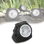 Solarleuchte Garten Stein Wegeleuchte Solarlampe Au&szlig;en Leuchte Solar 3302 -...