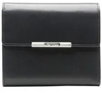 Esquire Leder Geldb&ouml;rse Helena Lady Wallet RFID Black schwarz - Schwarz