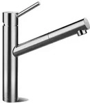 Schock Altos Edelstahl massiv - 529120EDM Hochdruckarmatur - Silber