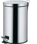 Kela Treteimer Silent Close Nila Edelstahl silber gl&auml;nzend 39cmh 25cm&Oslash; 12L, 10925 -