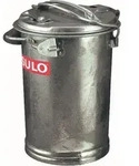 SULO 1029084 M&uuml;lleimer 35 Liter verzinkt Stahl silber - Silber
