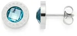 Ohrstecker hellblau Matrix - Hellblau