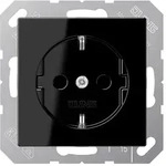 JUNG Steckdose SCHUKO A1520BFSW - Schwarz