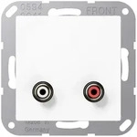 Jung MA A 1021 WW Steckdose RCA Wei&szlig; (MAA1021WW) - Wei&szlig;
