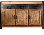 SIT M&ouml;bel Sideboard | aus Akazie-Holz | 3 Schubladen und 3 T&uuml;ren | natur mit