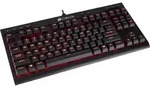 Corsair K63, Kabelgebunden, USB, Mechanischer Switch, QWERTZ, LED, Schwarz - Schwarz