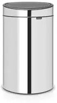 Abfalleimer Touch Bin 40l Glanzstahl - Silber