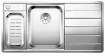 BLANCO AXIS III 6 S-IF, Schrankwaschbecken, Edelstahl, Edelstahl, Rechts, 60 cm,