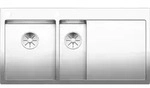 BLANCO CLARON 6 S-IF, Schrankwaschbecken, Edelstahl, Edelstahl, Rechts, 60 cm,