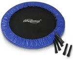 PHYSIONICS&reg; Mini Trampolin klappbar, &Oslash; 81&ndash;122 cm, bis 100 kg, Schwarz-Blau 