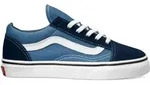 Vans Old Skool Sportschuhe Blau EU 32 1/2 Jungen,M&auml;dchen Blau EU 32 1/2 - Blau...