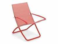 emu Design Deckchair / Liegestuhl Snooze (10 Farben) Farbe - Gestell: scharlachrot;